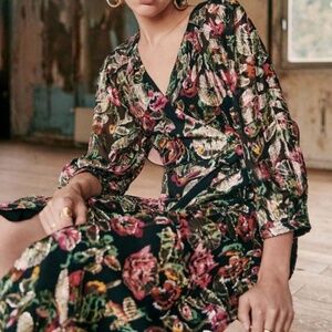 NWT Sézane Orchidée Dress